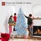 Best Choice Products Pre-Lit Baby Blue Christmas Tree, Artificial Full Holiday Decoration w/ Incandescent Lights